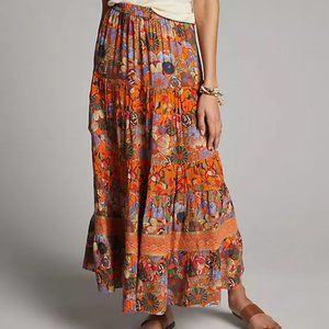 NWOT Hera Tiered Maxi Skirt